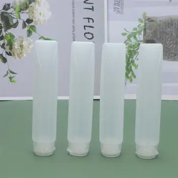 

4pcs 50ML Empty Squeeze Bottles Refillable Cosmetics Bottles Soft Tube Container Storage With Cap Squeeze Bottles For Gel Lotion