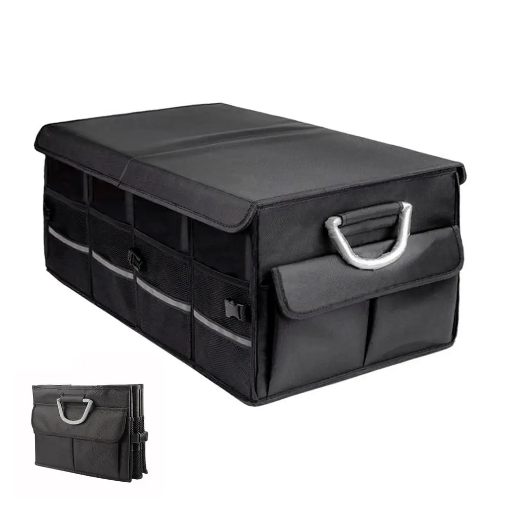 2 Unid Coche Maletero Organizador Caja De Almacenamiento Impermeable Gran  Capacidad Bolsa De Almacenamiento Guardar Ordenar Cuero Plegable Accesorios  De Coche Y220414 De 15,64 €