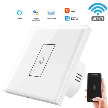 

TUYA 4400W 20A WiFi Boiler Water Heater Switch Smart Life App Remote Control Work With Google Home Alexa Touch Wall Switch new