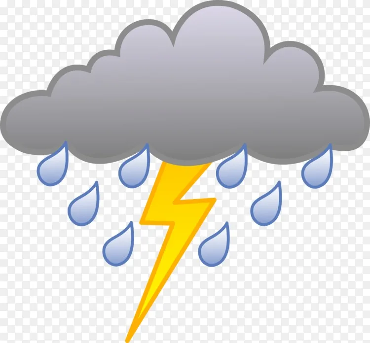 雷雨剪辑艺术-儿童多云天气图片