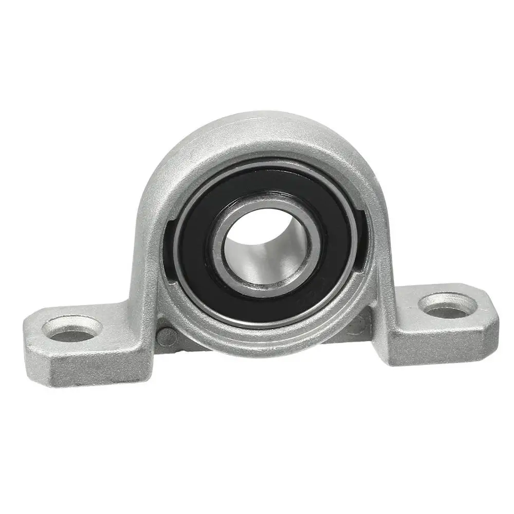 2Pcs Pillow Block Bore KP001 12mm Inner Diameter Zinc Alloy Metal Ball Bearing 12MM KP001