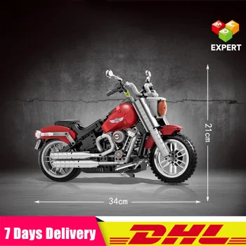 

DHL IN Stock 1251PCS Technic Compatible 10269 91025 Fat Boy Motorcycle Blocks Vehicle Set Building Blocks Bricks Toys