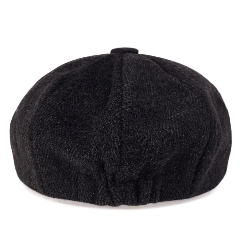 Men Tweed Newsboy Hat Beret Herringbone Gatsby Hats Street Caps Peaked Octagonal with Brim Caps Winter Spring Hip Hop Berets casual hat beret hat newsboy cap newsboy hat