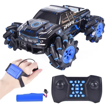 

1:16 RQ2077 Four-Wheel Drive Gesture Sensing Dual RC Light Music Dancing 360 ° Rotating Off-Road Remote Control Climbing RC Car