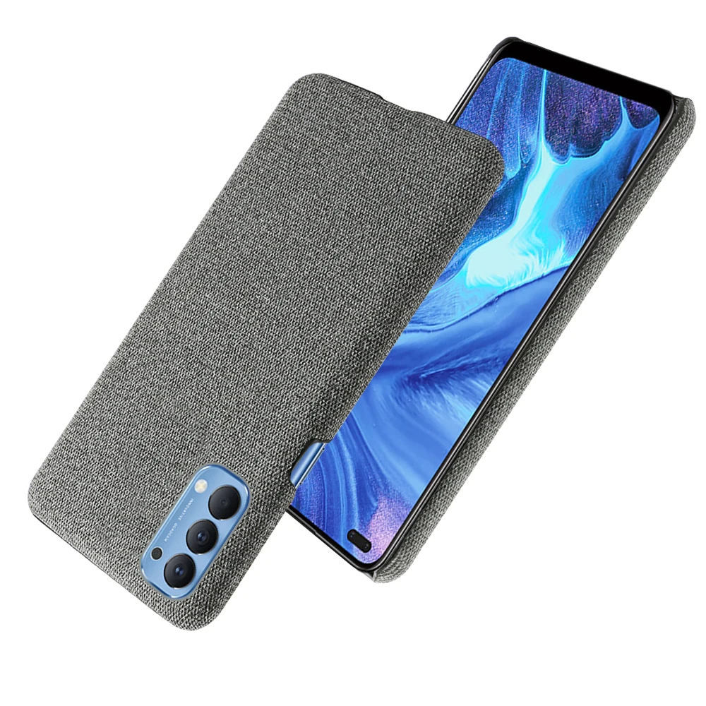 Custodia Rigida Sottile In Tessuto Retrò Per Oppo Reno 4 Pro 5G Custodia In Tessuto Per Oppo Reno 4Pro Coque Per Reno 4 Pro 4G 5G Reno4 Reno4Pro