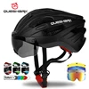 "QUESHARK-QE108" Radfahrerhelm mit abnehmbarem Visier für MTB-Rennrad-Roller-Reiten UNISEX 1