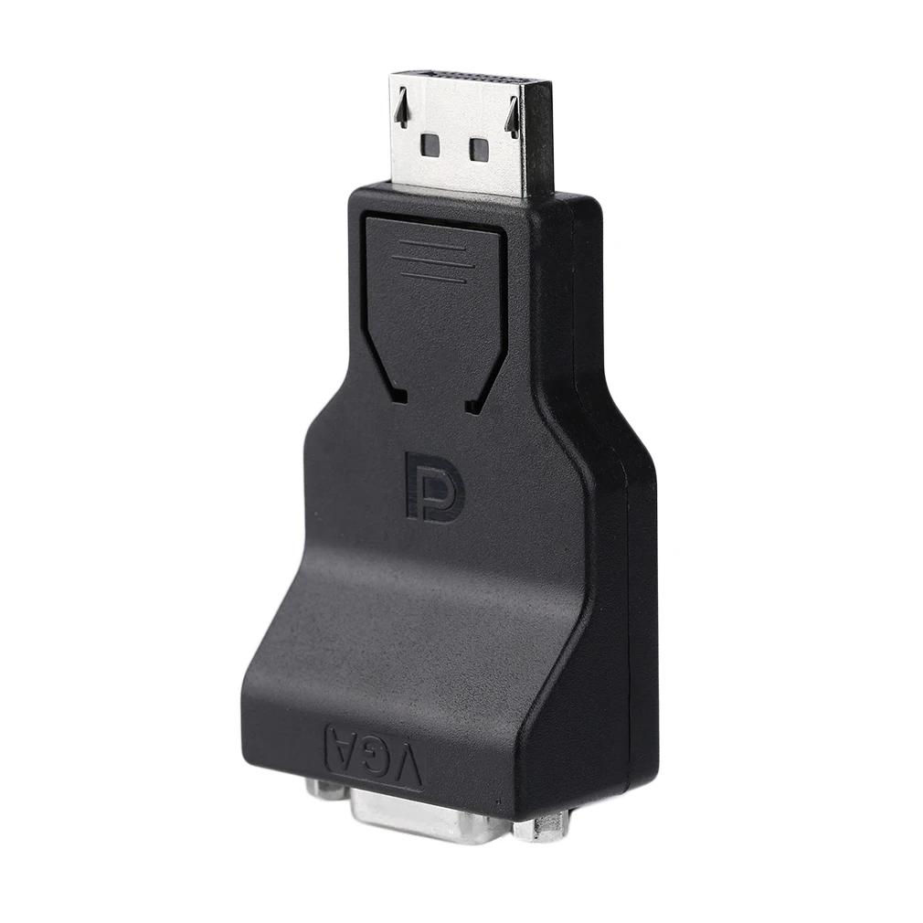 Профессиональный Displayport к HDB15P никелированный конвертер DP папа Женский адаптер