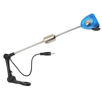 

Illuminated Tackle Adjustable Carp Rod Swinger Fishing Alarms Bite Indicator Stainless Steel Portable Outdoor Bobbins Hangers