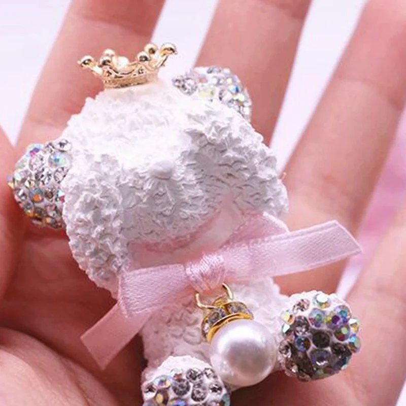 1 шт. Милые Носки с рисунком медведя из мультика Diamond автомобильный освежитель воздуха запах на выходе Vent клип Bling украшения в виде кристаллов Aromatic Car парфюмерия