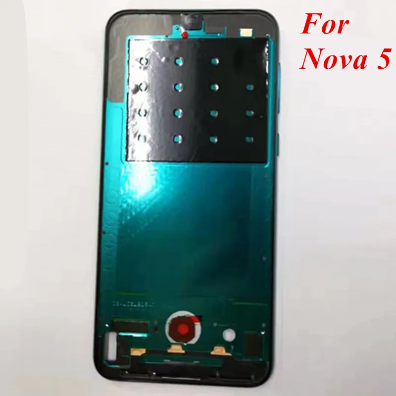 Оригина для huawei Nova 5 средняя рамка Поддержка LCD пластинчатый Корпус Передняя Лицевая панель рамка Ремонт для huawei Nova 5