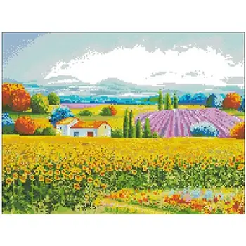 

Happy love patterns Counted Cross Stitch 11CT 14CT 18CT DIY wholesale Cross Stitch Kits Embroidery Needlework Sets home decor