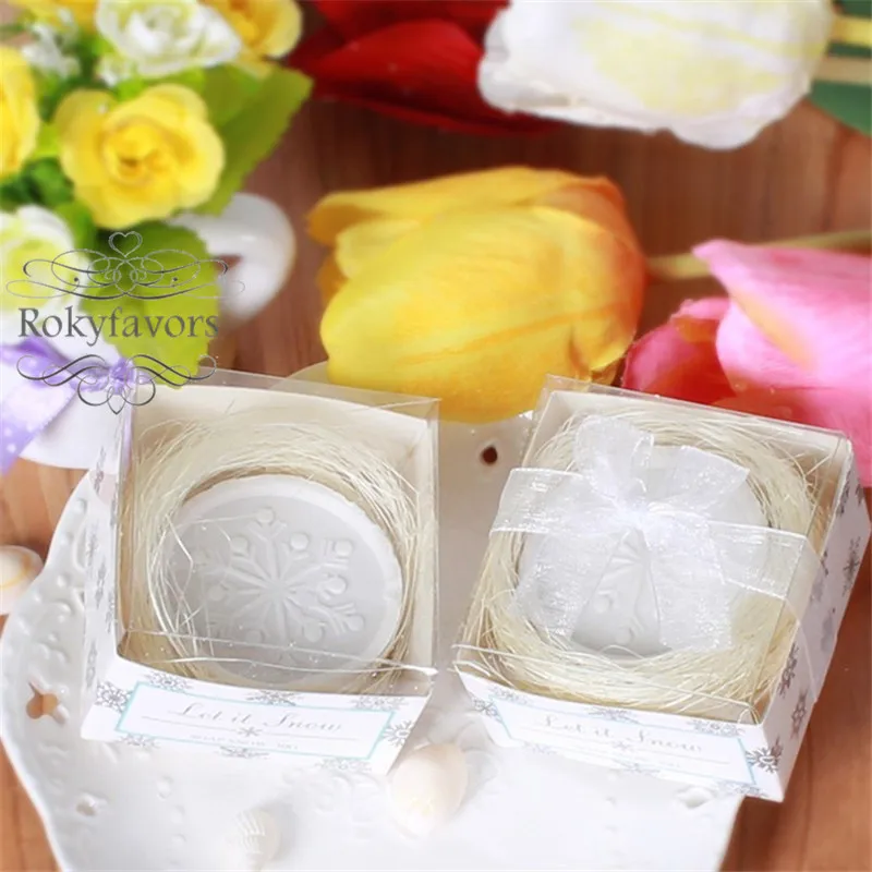 snowflak soap favors (6)