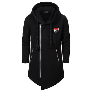 

2020 Autumn Winter Fashion New Brand Hoodies Mens Casual Solid Color Warm Personality Ducati LOGO Sweatshirt Tops Fast delivery