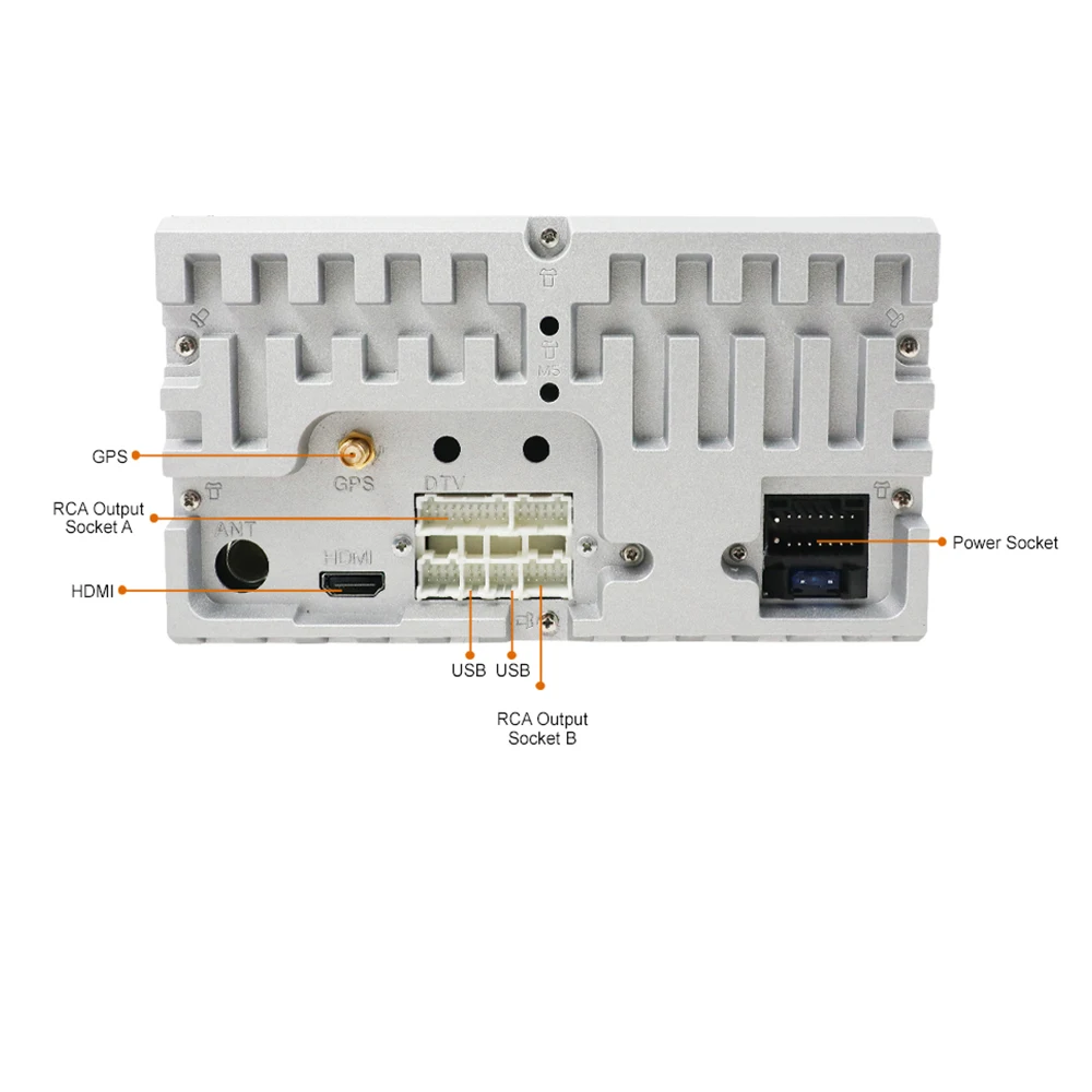 Eunavi 2 Din Android 9.0 Universal Car Radio Multimedia Stereo Player GPS Navigation IPS BT5 DSP 4+64G TDA7803A autoradio NO DVD