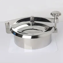 Pressure Manhole Cover Stainless Steel Sanitary Manway Cover 150mm-450mm  Non-Pressure Round  Door