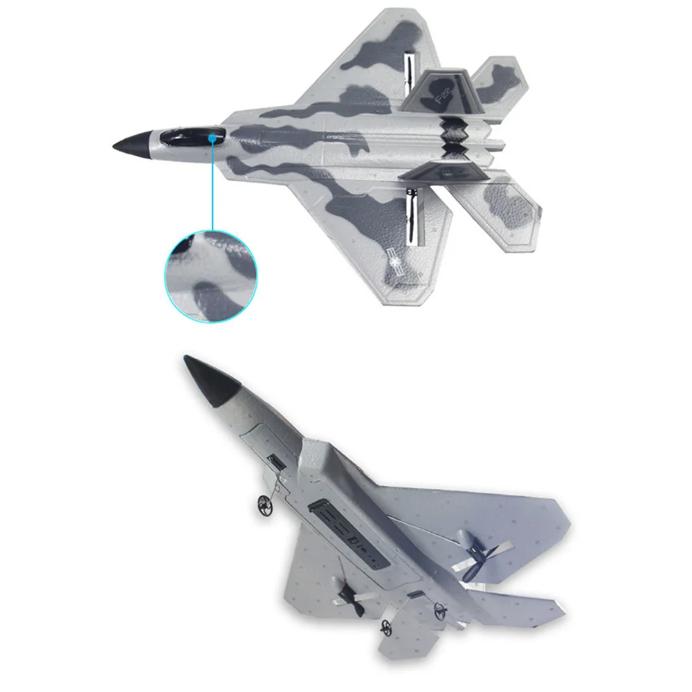 

2.4GHz F22 RC Airplane Toys with Landing Gear RTF Remote Controller RC Quadcopter Aircraft Model FX-822 for Boys Christmas Gift