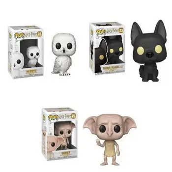 

POP Harri Potter Hedwig Sirius Black Dobby Snape Voldemort Luna RON Hermione Action Toy Figures Collection Model Toy Kids gifts