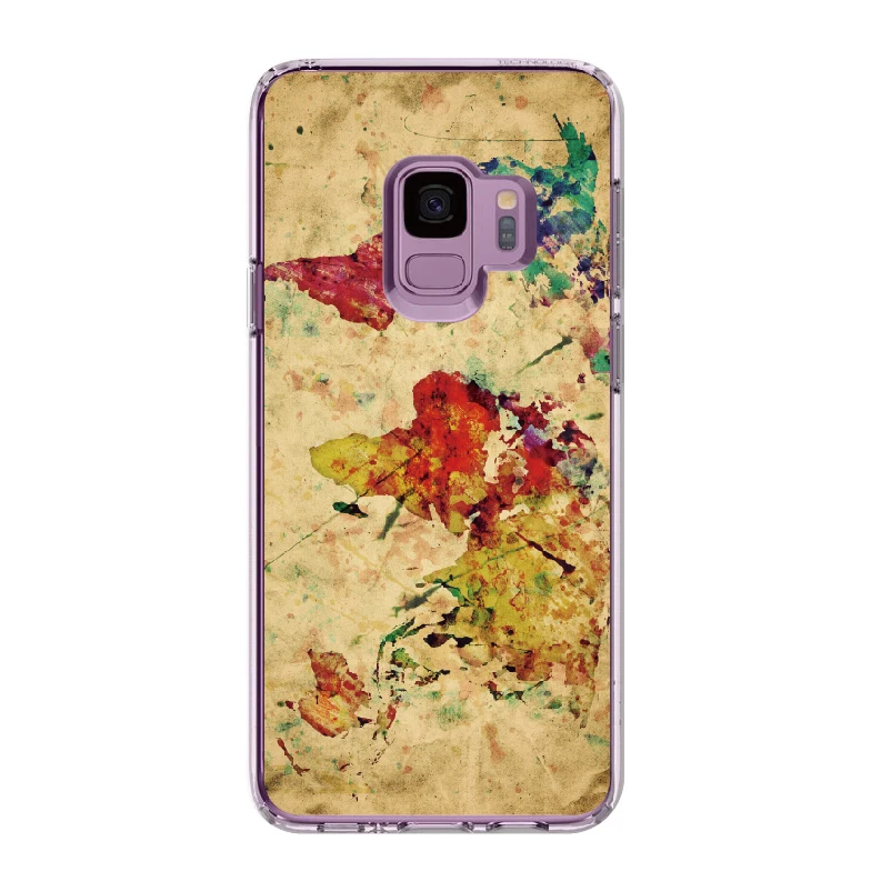 Карта мира путешествия Adventure для Samsung Galaxy Note 8 9 10 A7 A8 S8 S9 S10 S20 плюс поверхностью из