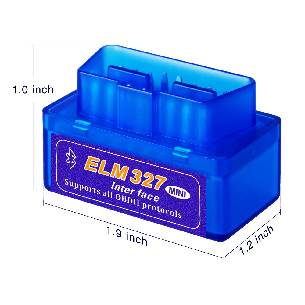 AOTSR Super Mini Elm327 Bluetooth OBD 2 V1.5 Elm 327 V 1.5 Car Diagnostic-Tool Scanner Elm-327 OBDII Adapter Auto Diagnostic