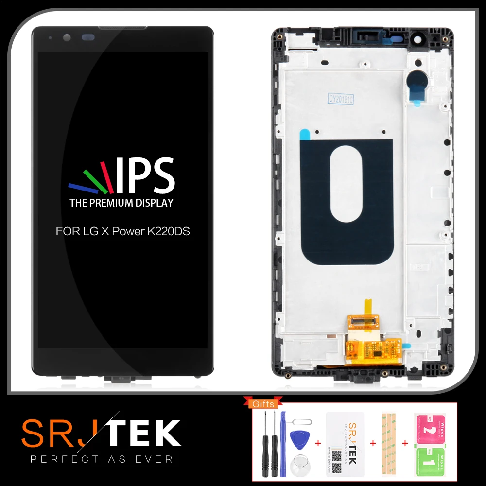 Оригинал для LG X Power K220DS LCD с кодирующий преобразователь сенсорного экрана в сборе