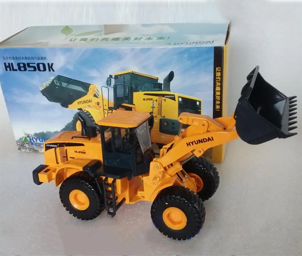 1/40 HYUNDAI HL850K колесный погрузчик литые модели коллекционная игрушка |