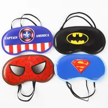 Marvel/DC супергерой Америка капитан Человек-паук Бэтмен военный, Супермен удобный Nap Eyeshade