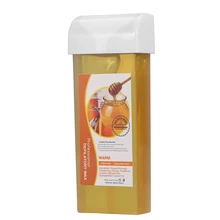 Natural Turpentine Hair Removal Set 100g Depilatory Wax And 100pcs Depilatory Paper With 5pcs Wodden Spatulas Hair Removal Set