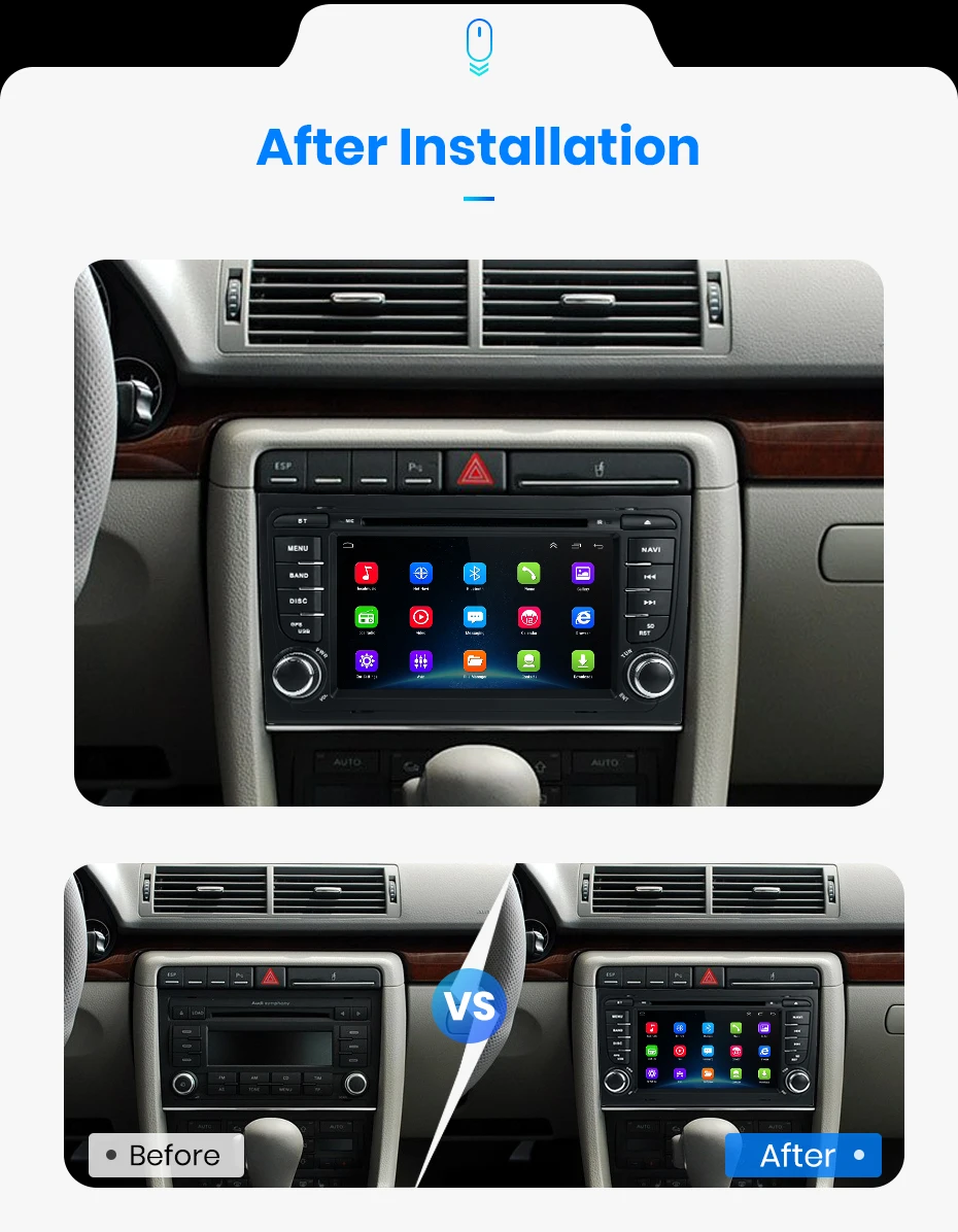 Junsun 4G+ 64G Android 9,0 Carplay DSP автомобильный Радио мультимедийный плеер gps навигация для Audi A4 B6 S4 RS4 B7 SEAT Exeo 2 Din DVD