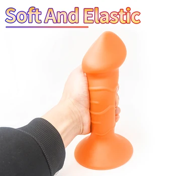 Adult butt plug extension big ass plug huge realistic dildo animal dick male masturbator prostate massager gay sex toys 2