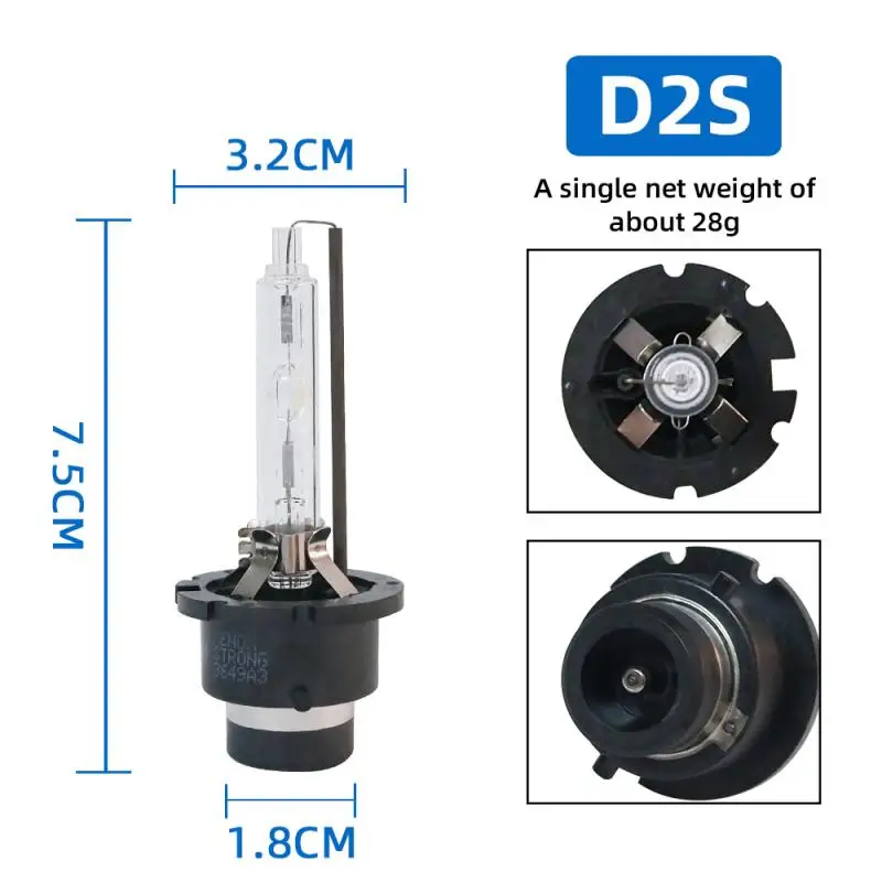 D2S D2R D2C Golden Yellow Innovited 35W AC Xenon HID LightsAll Bulb Sizes and Colors with Slim Ballast 3000K 2 Year Warranty 