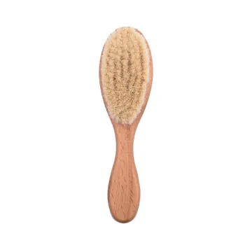 

Baby Cleaning Brush Infant Hair Brush Wooden Soft Hairdressing Brushes with Wooden Handle Cleaning Tool