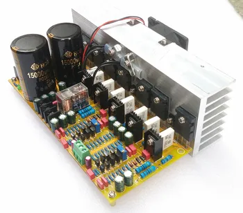 

AC dual 25-50V 600W ON NJW0281G / NJW0302G + A1837 / C4793 Full symmetry Double difference Hifi fever class 2.0 amplifier board