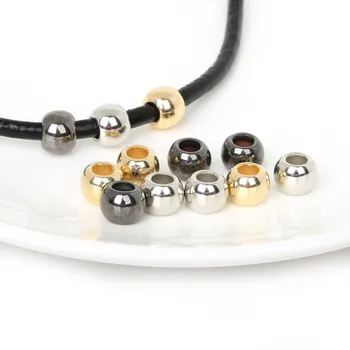 

300pcs/lot 4 6 8 10mm With Big Hole CCB Bead Round Seed Loose Spacer Beads For Jewelry Making Supplies DIY Necklace Accessories