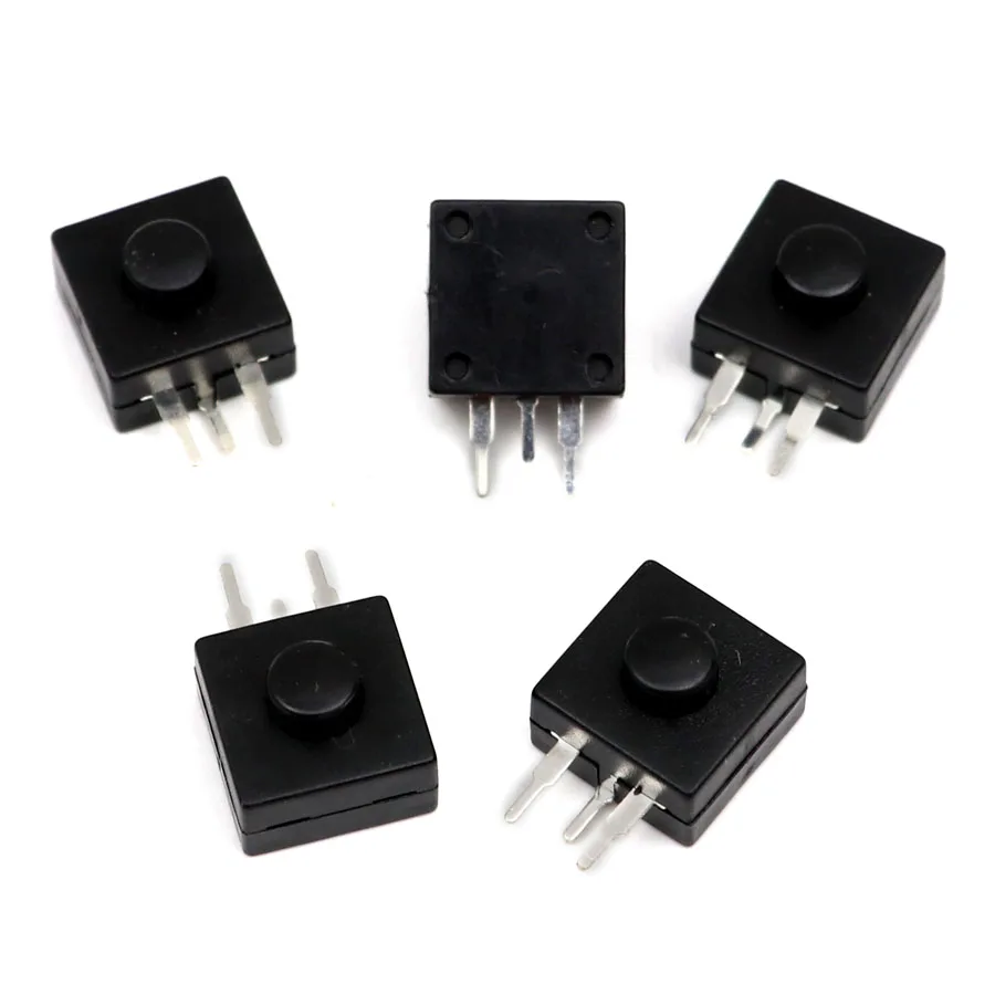 5PCS Switch Push Button Click Clicky On Off Switch 1212 1813 for LED Flashlight Torch Headlamp Lantern Light DIY Parts button light switch kit flashlight switch parts
