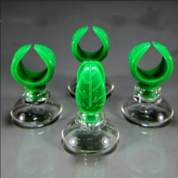 

4pcs/set Clamp and Suction Cup Fish Airline Tube Holders Silicone Aquarium Suction Cup Clips Hose Clamp Aquarium Accessory