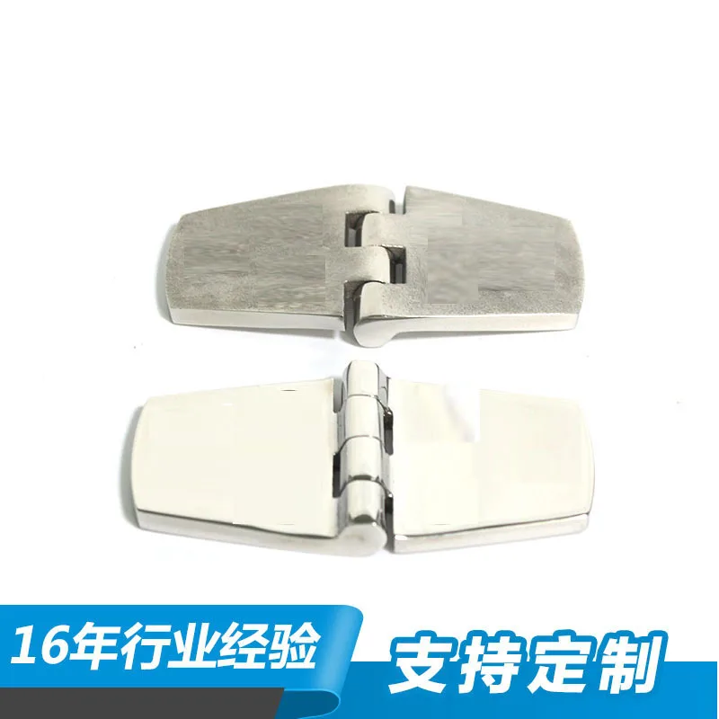 

76*38 Non-Porous Welding Hinge 4mm Thick Welding Stainless Steel Hinge Engineering Self-Door Closing Detachable