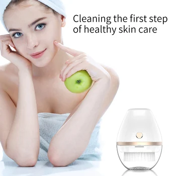 

Electric Facial Cleansing Brush Ultrasonic Vibration Pore Deep Cleaner Daily Face Washing Brush Anti Big Pore Oil Wrinkle Brush