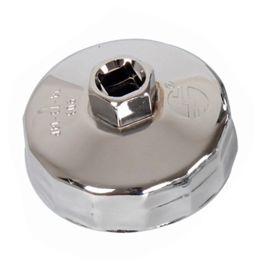 

74mm Durable Steel Tool Socket Cap Wrench Car Rustproof Accessories Remover Repair Oil Filter For Kia K2 K3