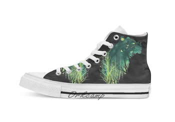 

Space Tiger Custom Casual High Top lace-up Canvas shoes sneakers Drop shipping