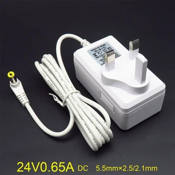 

UK Plug 24V 0.65A Power Adapter with Indicator Light Home AC Adapter for Aroma Diffuser Humidifier Desk Lamp