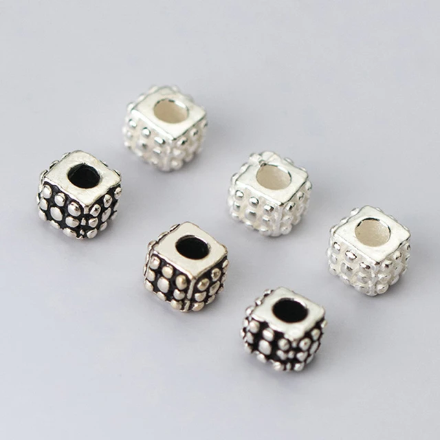 Genuine Sterling Silver Wheel Spacer Beads for Jewelry Making