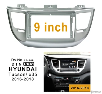 

9" Car radio Fascia Frame Facials Install Panel Dashboard Trim Kit for Hyundai ix35 Tucson 2016-2018