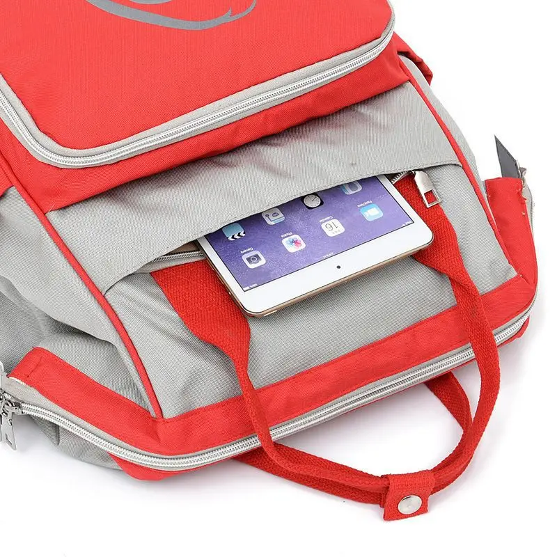 Большой Вместительный рюкзак с двойным плечом, многофункциональная легкая водостойкая сумка, Детская сумка для подгузников и мам