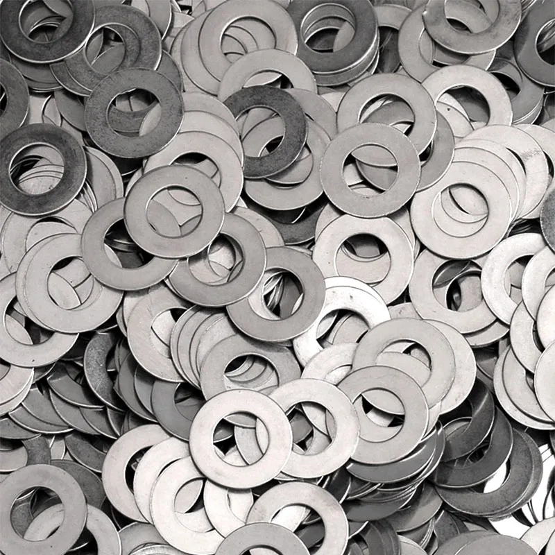 Plain Washers 304 Stainless Steel Gasket Metal Screw-flat Washer GB97 Extra Thick M2M3M4M5-M36