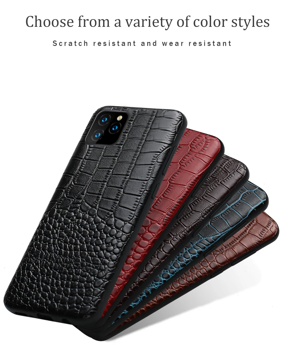 Genuine Leather Full Protective Case for iPhone 12