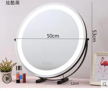 

Dressing table type LED mirror with lamp table top large dressing mirror