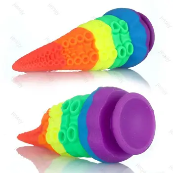 Monster Dildo Lesbian Huge Anal Toys Suction Cup Adult Sex Product Octopus Tentacle artificial penis Dildo Sex Toy for Women 3