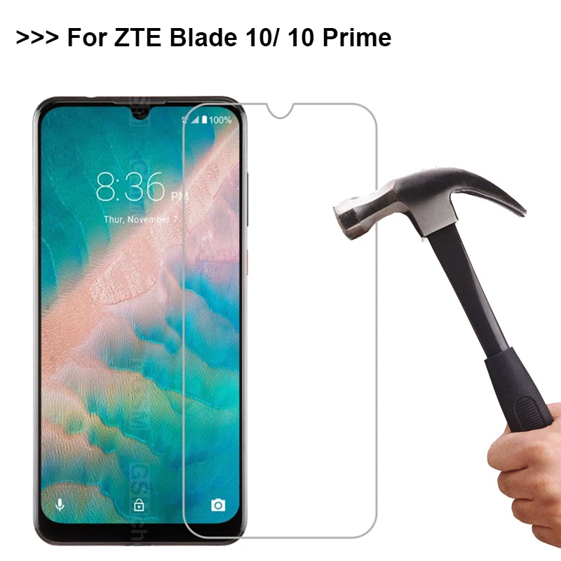 Закаленное стекло 9H для защиты экрана ZTE BLADE 10 защитная стеклянная пленка