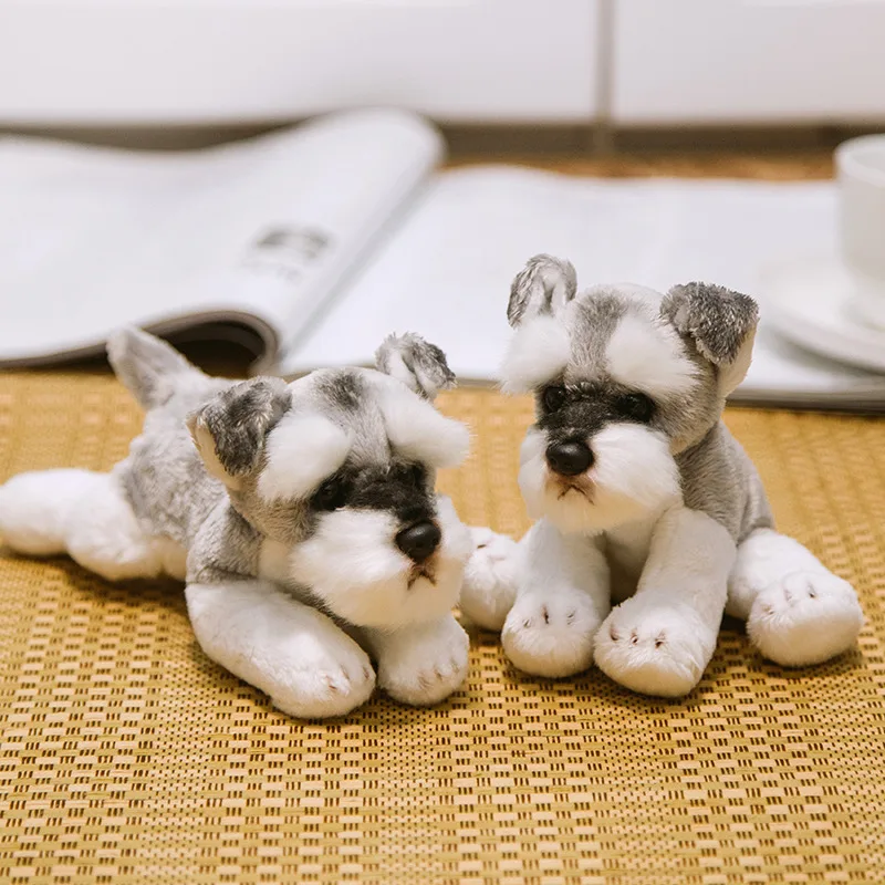 Simulation Schnauzer Plush Doll Corgi Children Sleep with The Dog Toy Kawaii | Игрушки и хобби