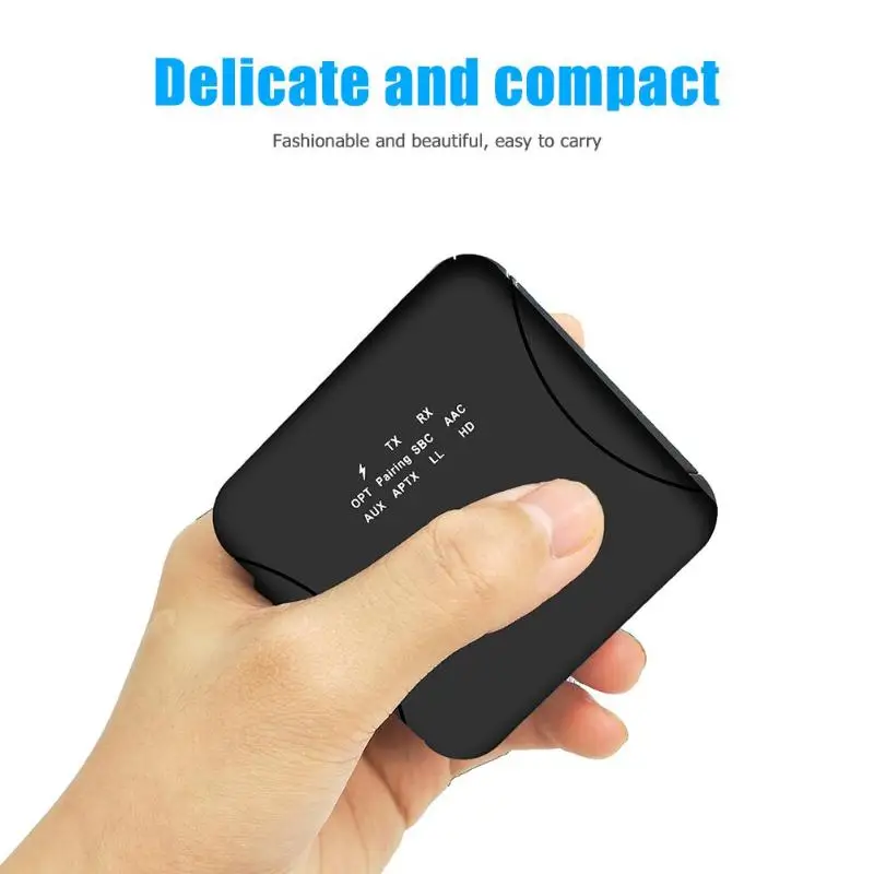 CSR8675 Bluetooth передатчик приемник APTX аудио портативный практичный CSR 8675 600 мАч переходник для автомобиля с 3,5 мм AUX оптический